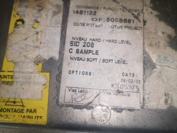 КОМПЬЮТЕРНЫЙ КОНТРОЛЛЕР ДВИГАТЕЛЯ FORD 6G91-12A650 SID206