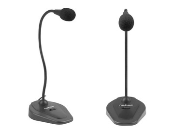 Микрофон Natec Giraffe PC для компьютера, подставка JACK