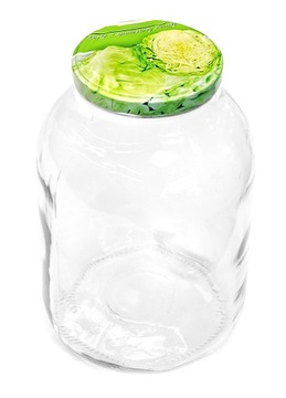 SŁOIK 4000ml ZAKRĘTKI fi100 PRZETWORY 4 L kapusta