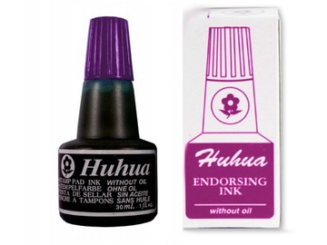 TUSZ DO STEMPLI PIECZĄTEK HUHUA 30ML FIOLETOWY
