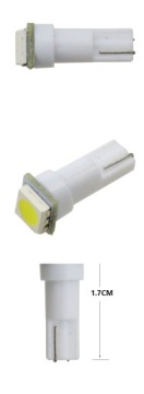 СВЕТОДИОДНАЯ ЛАМПА T5 T5W R5 SMD W2.3W СЧЕТЧИК ЧАСОВ x10