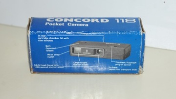 Классическая камера CONCORD 118 в коробке.