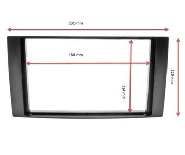 2DIN РАМКА РАДИО FORD FOCUS MK2 C-MAX S-MAX KUGA