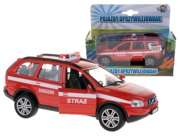 STRAŻ POŻARNA METAL DŹWIĘK ŚWIATŁO VOLVO JAK PRAWD