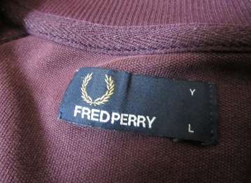 FRED PERRY/ ORYGINALNA SPORTOWA BORDOWA BLUZA /XS