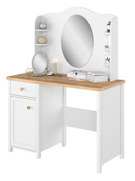 STORY Молодежный письменный стол с ящиком и белым шкафом