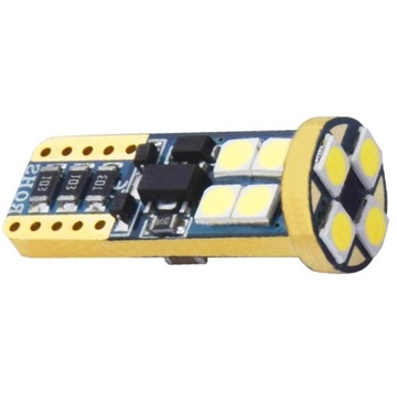 LED 12 SMD 3030 W5W T10 CANBUS ОРАНЖЕВЫЙ