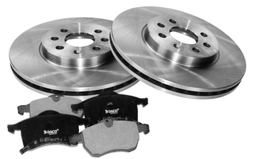 НАКЛАДКИ передние DISCS x2 для ASTRA H COMBO MERIVA 4 диам.