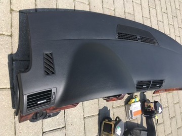 AUDI A4 B6 B7 DESKA KONZOLA ČERNÁ EVROPA KOMPLET
