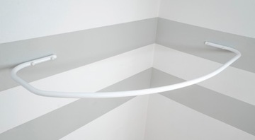 АСИММЕТРИЧНЫЙ КАРДИН ДЛЯ ДУШЕВОГО ШТОРА 90x130