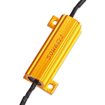 FILTR CANBUS REZYSTOR MOCY OPORNIK ŻARÓWEK LED BŁĄD SPALONEJ ŻARÓWKI 50W H4