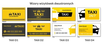 ВИЗИТКИ ТАКСИ 1000шт 350г БЕСПЛАТНЫЙ ДИЗАЙН
