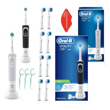 2x SZCZOTECZKA ELEKTRYCZNA ORAL-B VITALITY 100