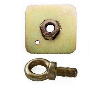 MOCOWANIE PASÓW FIA PŁYTKA 65x65 3mm + ŚRUBA RRS