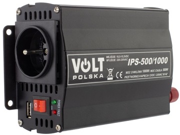 ИНВЕРТОР ВОЛЬТ ПОЛЬША IPS-500/1000 12В/230В