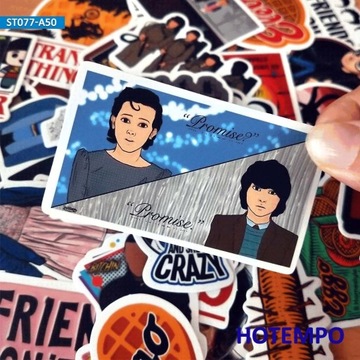 Наклейки серии Stranger Things Eleven RUN 50 шт.