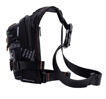 Стильная мужская мотоциклетная сумка на бедро.