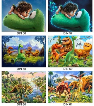 Хлопья для торта ДИНОЗАВРЫ А4 насыщенные густые цвета 24 часа