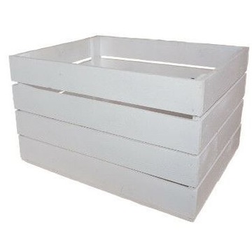 Skrzynka drewniana,skrzynki,skrzynia nr 22 biała (SKRZYNIA NR 22_B_1SZT.)