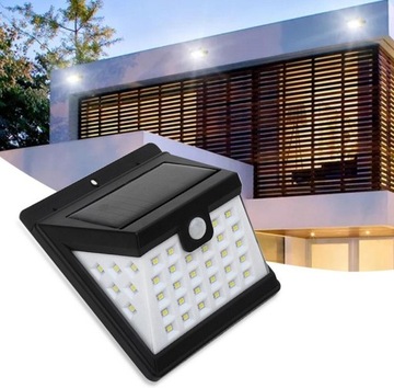 СОЛНЕЧНАЯ ЛАМПА НАСТЕННЫЙ СВЕТИЛЬНИК 42LED ДАТЧИК ДВИЖЕНИЯ