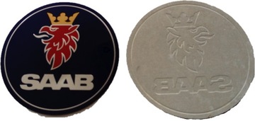 ZNACZEK LOGO EMBLEMAT WKLEJKA ZNACZKA SAAB 57MM