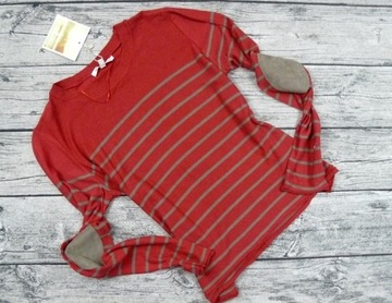 СВИТЕР BERSHKA NEW, ДЖЕМПЕР С ПЕРЕКРЕСТКОМ, ПОЛОСКИ M