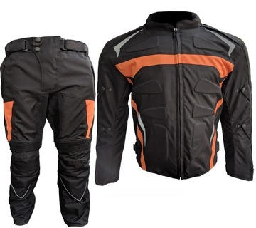 KOMBINEZON MOTOCYKLOWY KURTKA + SPODNIE