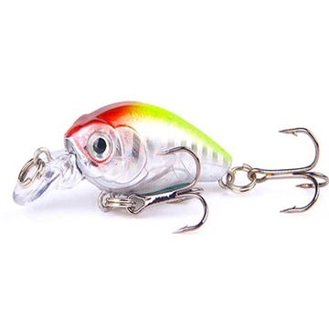 agresywny WOBLER REALISTYCZNY 3D 4,5cm 4.2g rybka