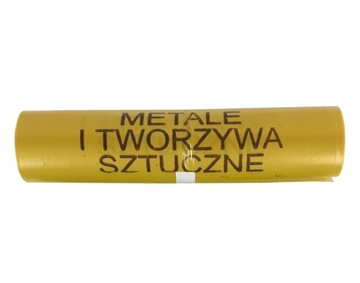 Worki na odpady 120l DO SEGREGACJI 25szt. PLASTIK