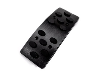 Накладки на педали Audi A6 C7 2010-2016 АКПП матовый алюминий TOP