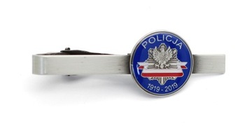 Зажим для галстука с делом 100 лет полиции в Польше