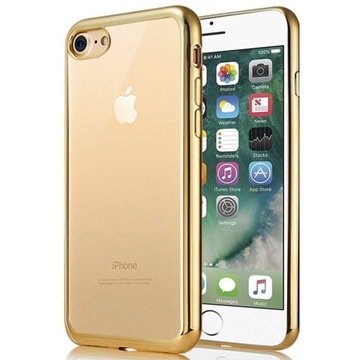 ETUI CHROM GOLD CASE DO IPHONE 7/8 +SZKŁO