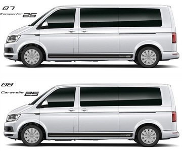 VW T5 Transporter Multivan Edition ДЛИННЫЕ наклейки