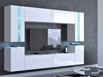 Meblościanka Zestaw Modern Meble Połysk BLOOM C24