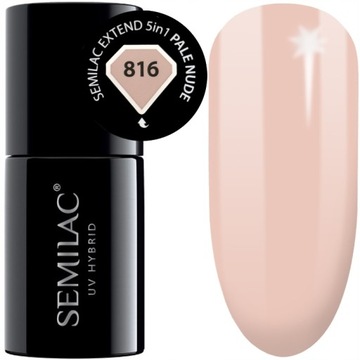Semilac Extend 816 5в1 Бледный нюдовый 7мл