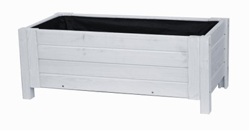 DREWNIANA DONICA NA KWIATY skrzynka z drewna 80 cm