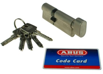ABUS WKŁADKA ZAMKA 50/45G Z GAŁKĄ ATEST 5 KLUCZY