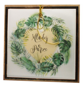 KARTKA NA ŚLUB ślubna ręcznie wykonana