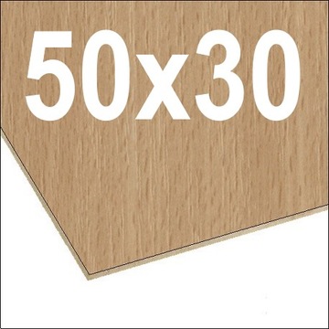 HDF 3mm 500x300 BUK 1STR. LASER CNC DECOUPAGE