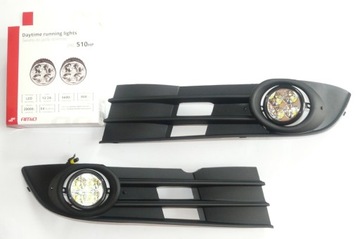 Lampy światła dzienne dziennej DRL LED VW Touran 2007-2010