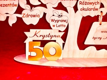 40-летие, сороколетие, гравированное дерево