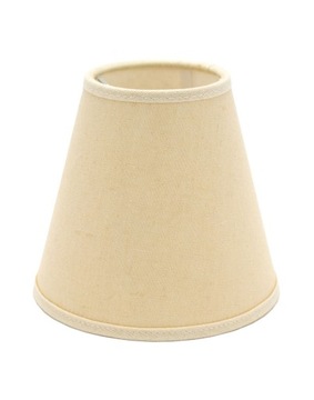 Klosz Abażur Stożek PCV Len 8x14,5x13 cm