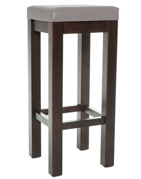Taboret DREWNIANY Hoker ERGO poprzeczki wys.68 cm