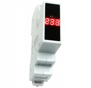 Modułowy miernik napięcia 1F 80-500V AC WOLTOMIERZ