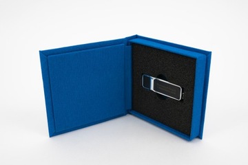 Pudełko etui na pendrive PŁÓTNO 64gb 3.0 GRAWER!