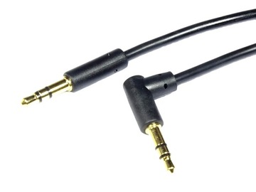 Przyłącze slim kabel mały JACK 3.5mm kątowy 3m
