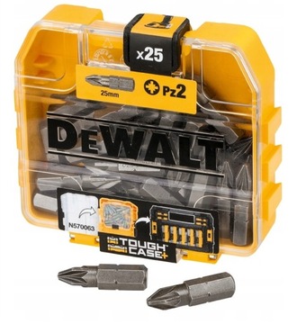 Наконечники-насадки DeWalt BIT PZ 2X25 (25 шт. в упаковке)
