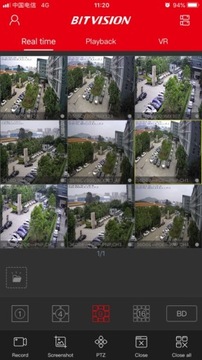 Частный IP-МОНИТОРИНГ WIFI 4 КАМЕРЫ 5 Мп ЖК-дисплей 1 ТБ