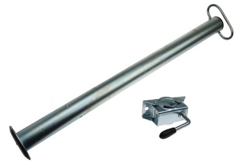 ФИКСИРОВАННАЯ ОПОРА ПРИЦЕПА 300 КГ 70 СМ С ЗАЖИМОМ x 2 шт.