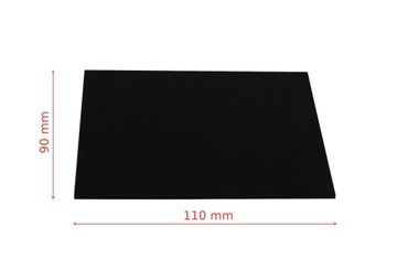 CIEMNA SZYBKA SPAWALNICZA DIN 13 110x90 mm szkło